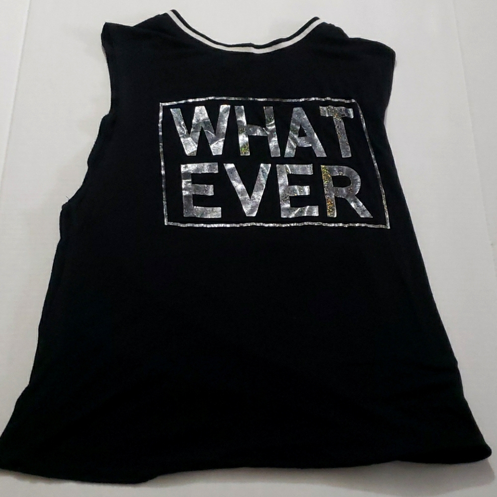 Black tank top